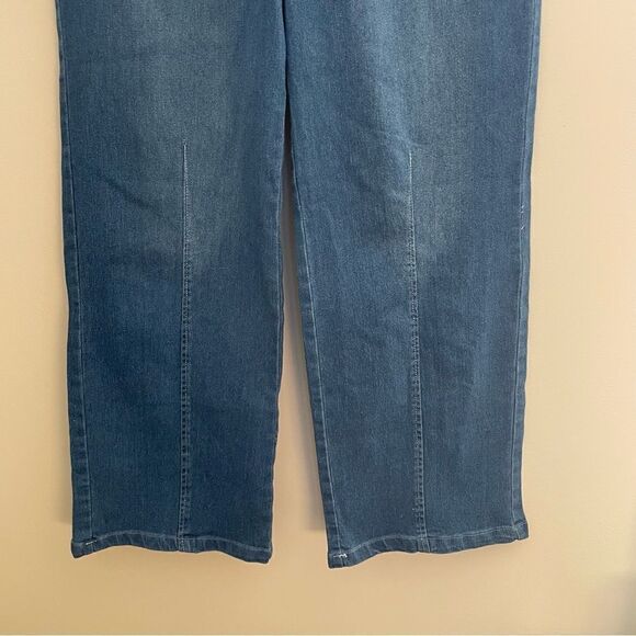 Women’s Blue Elastic Waist Pull-On Jeans Size 32 / Large - Picture 11 of 12